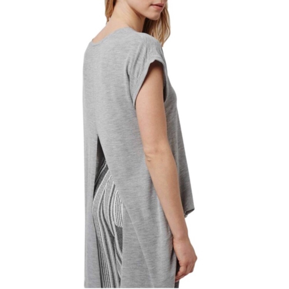 NWT Topshop split back high low tee - Picture 4 of 8